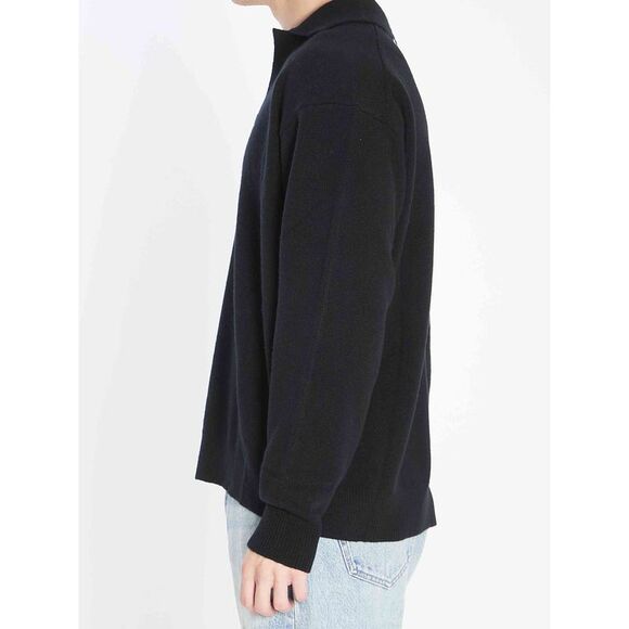 Roberto Collina Men Wool And Cashmere Over Polo - Picture 3 of 4